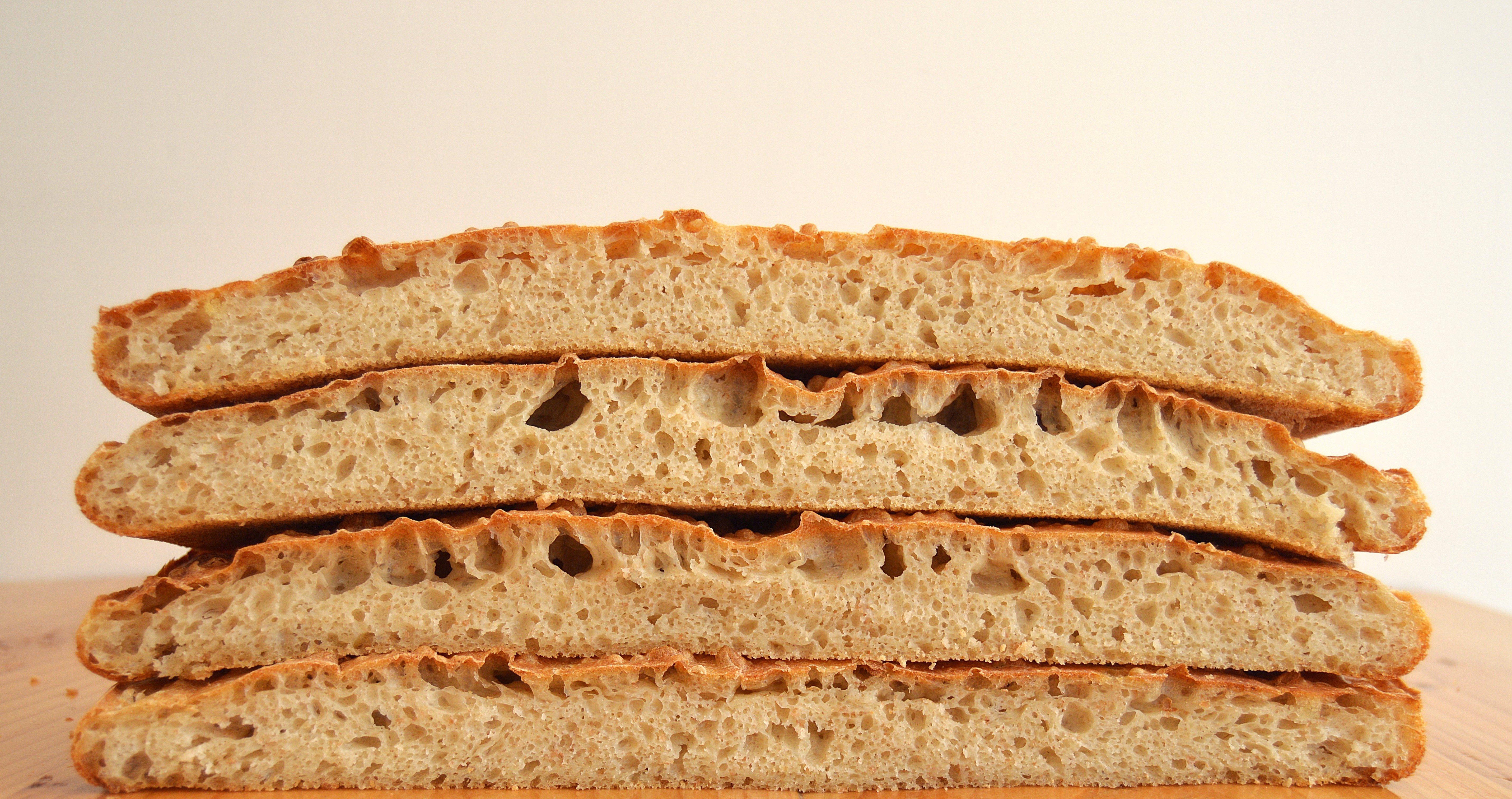 Fresh focaccia bread